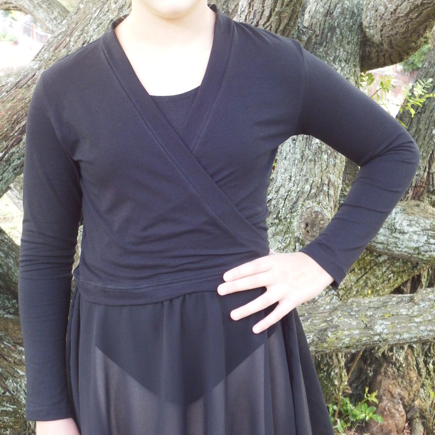 BALLET WRAP TOP  - Winter wear